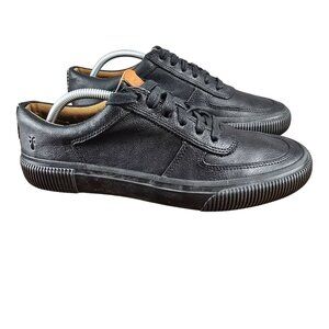 Frye Black Leather Sneakers Shoes Mens Size 9